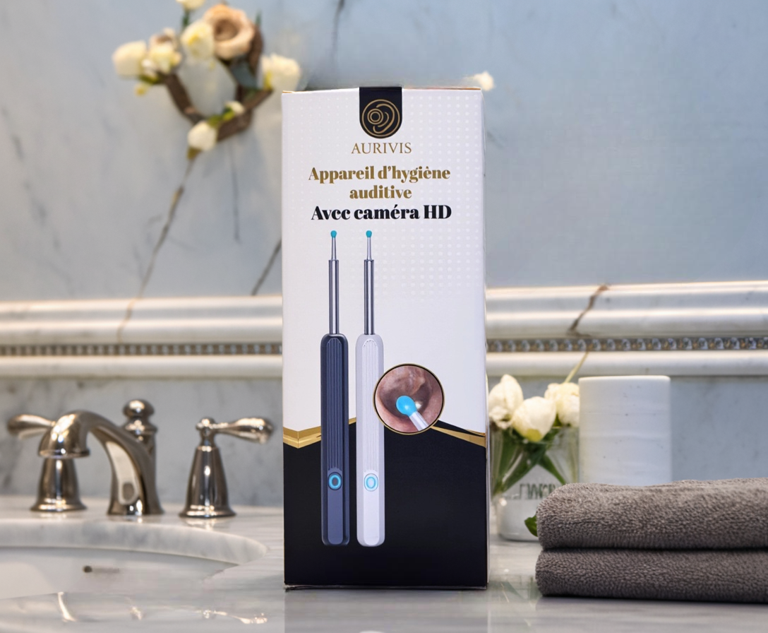 Aurivis – Nettoyeur Auriculaire Visuelle Connectée